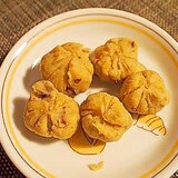 ダイエッタァ～の薩摩芋茶巾　胡麻風味